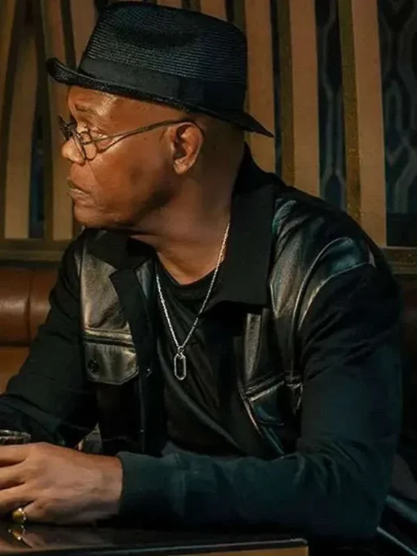 Samuel L. Jackson Tulsa King S03 Black Jacket