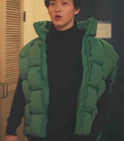 Sang Heon Lee Xo Kitty Green Puffer Vest