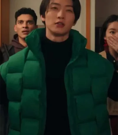 Sang Heon Lee Xo Kitty Green Puffer Vest
