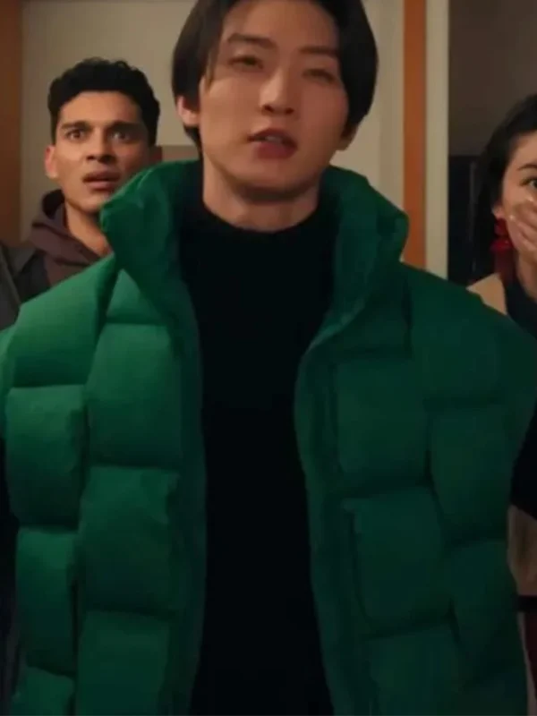 Sang Heon Lee Xo Kitty Green Puffer Vest