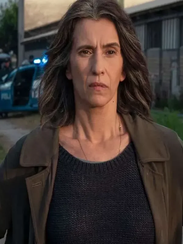 Sara Morozzi Sara: Woman in the Shadows S01 Green Coat