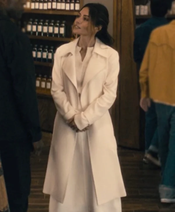 Sarah Shahi Paradise S01 White Coat Sarah Shahi Paradise S01 White Coat