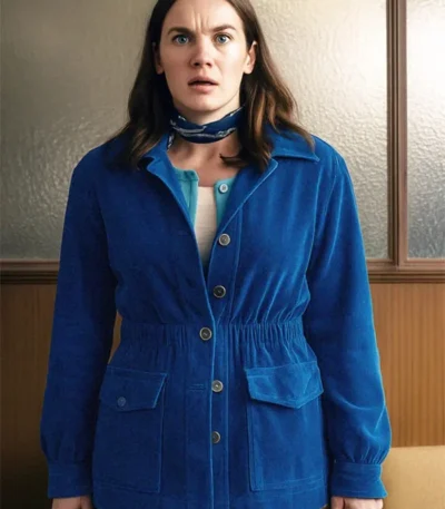 Sarah Tucker Down Cemetery Road S01 Blue Jacket