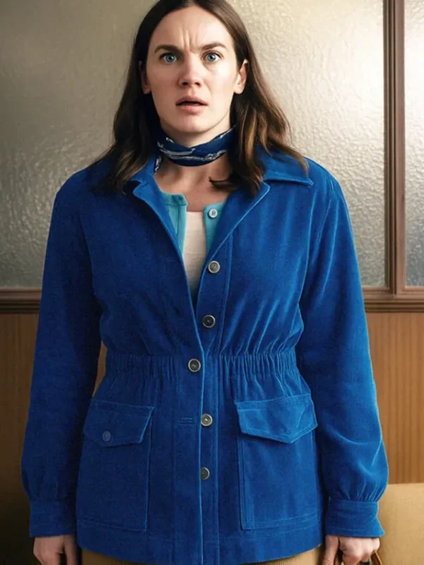 Sarah Tucker Down Cemetery Road S01 Blue Jacket
