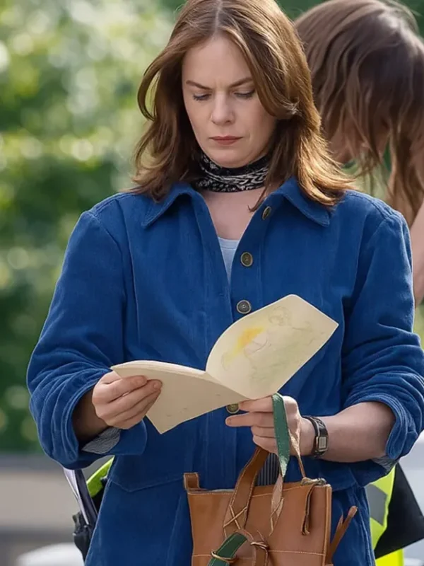 Sarah Tucker Down Cemetery Road S01 Blue Jacket