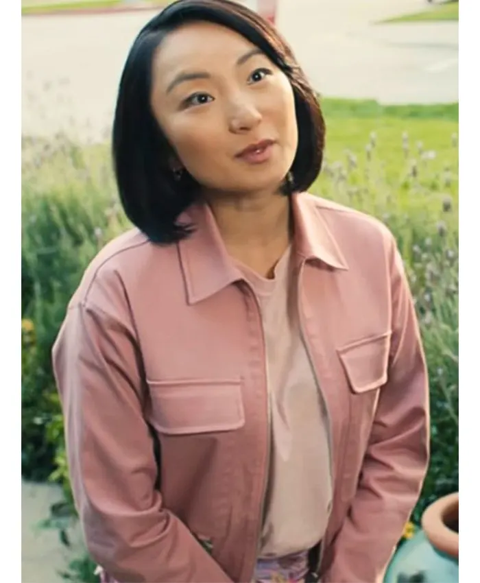 Sarah Weber No Good Deed S01 Pink Jacket Sarah Weber No Good Deed S01 Pink Jacket