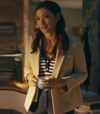 Sasha Lubbock Watson S01 Tan Brown Blazer