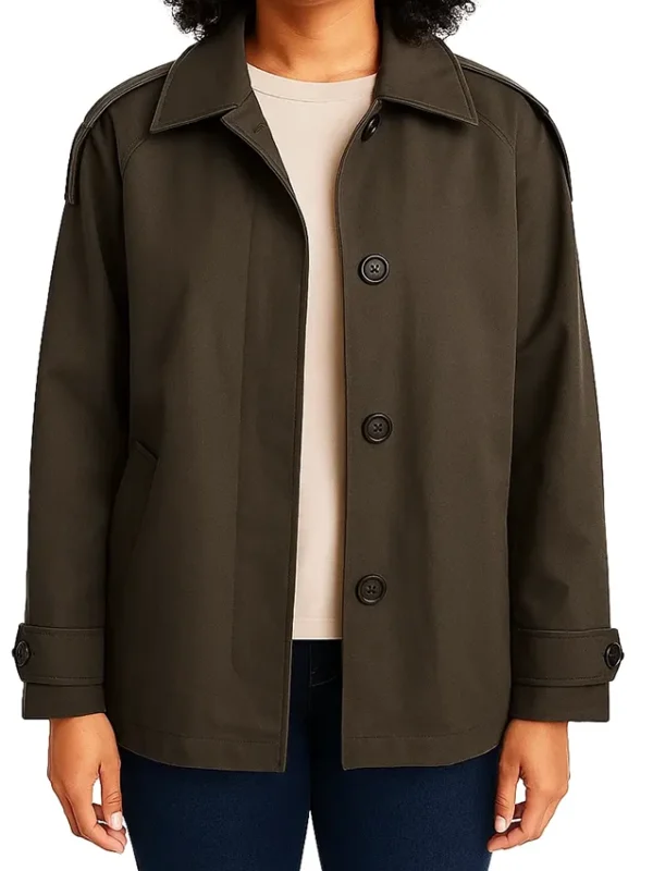 Saskia Ashdown Karen Pirie S02 Brown Coat