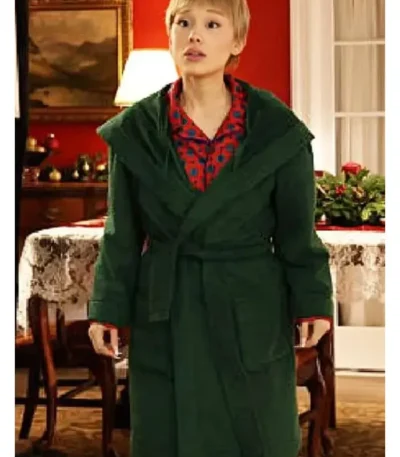 Saturday Night Live Ariana Grande Green Coat