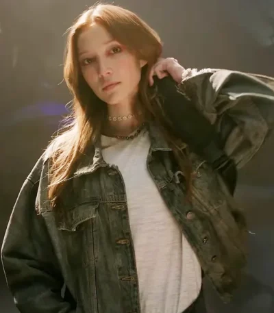 Saylor Bell Curda Twisted Metal S02 Blue Denim Jacket
