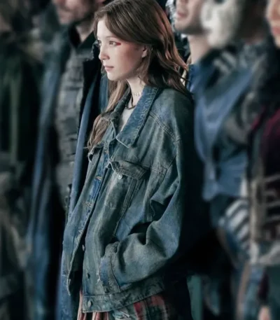 Saylor Bell Curda Twisted Metal S02 Blue Denim Jacket
