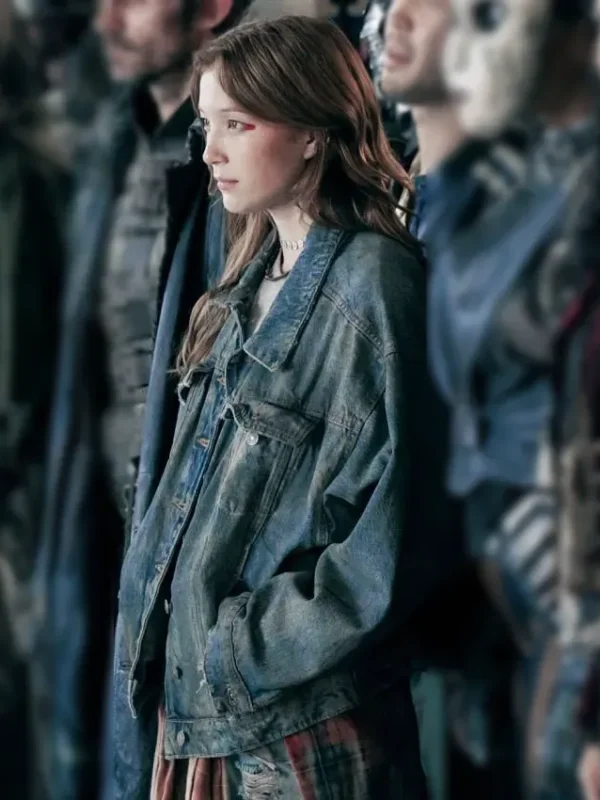 Saylor Bell Curda Twisted Metal S02 Blue Denim Jacket
