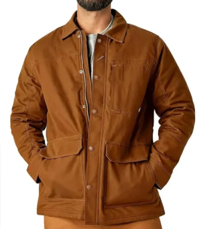 Scarpetta Pete Marino Brown Cotton Jacket