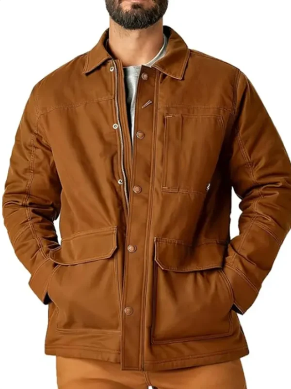Scarpetta Pete Marino Brown Cotton Jacket
