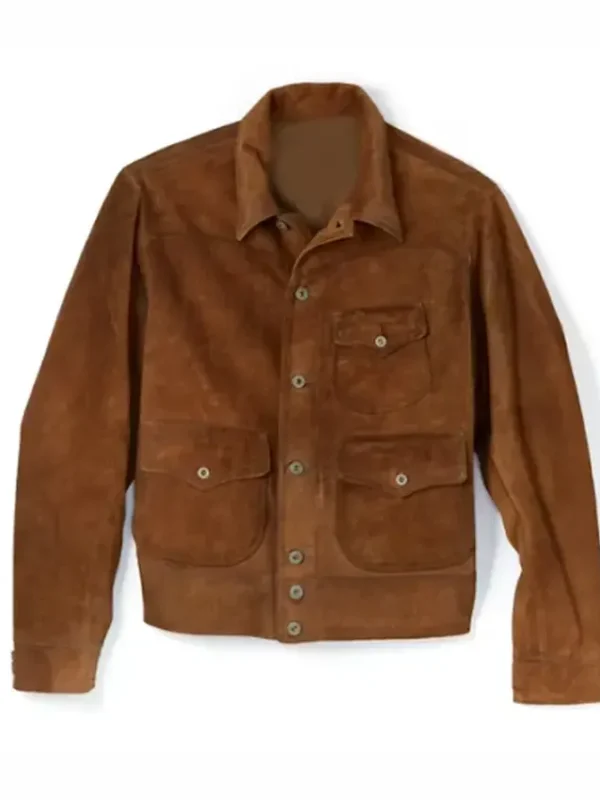Scarpetta Pete Marino Brown Suede Jacket