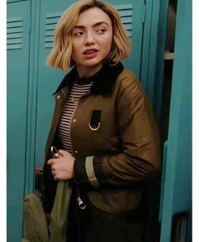 School Spirits S03 Maddie Nears Waxed Jacket School Spirits S03 Maddie Nears Waxed Jacket