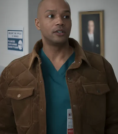 Scrubs Dr. Christopher Turk Quilted Jacket