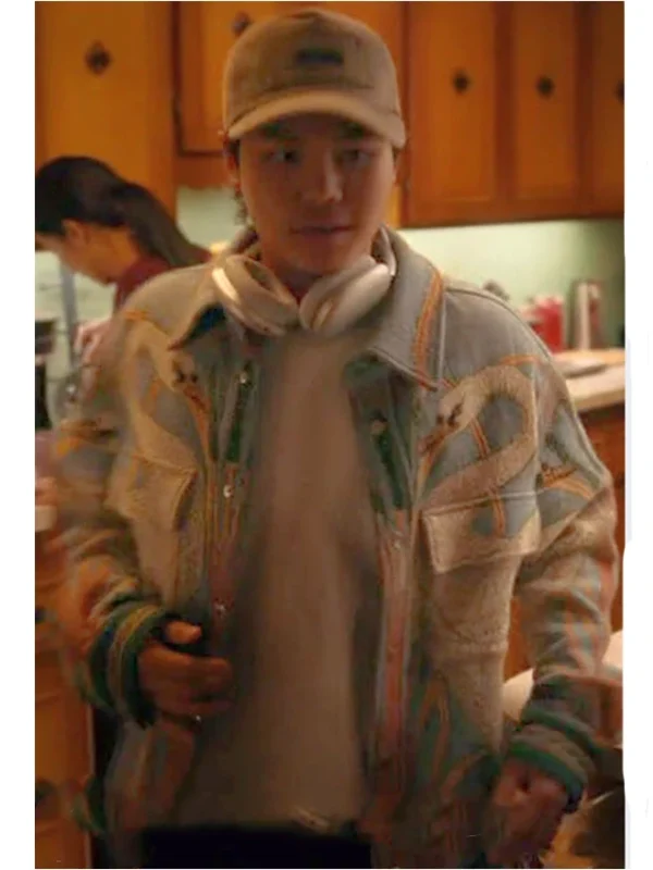 Sean Lew The Cleaning Lady S04 Swan Print Jacket