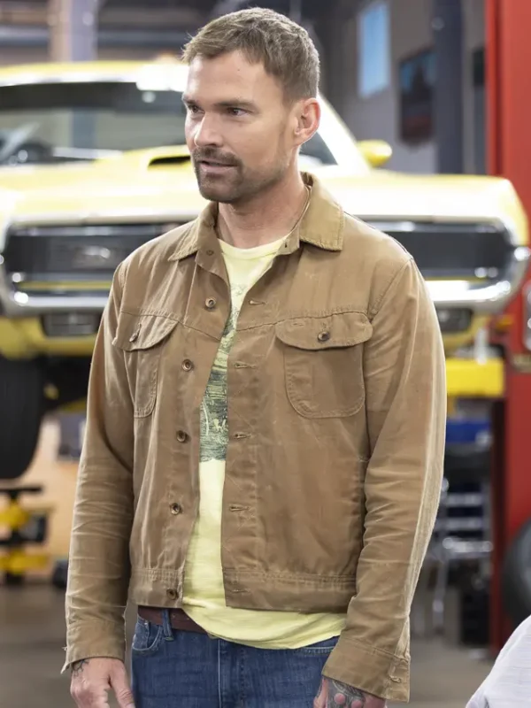 Seann William Scott Shifting Gears S02 Brown Jacket