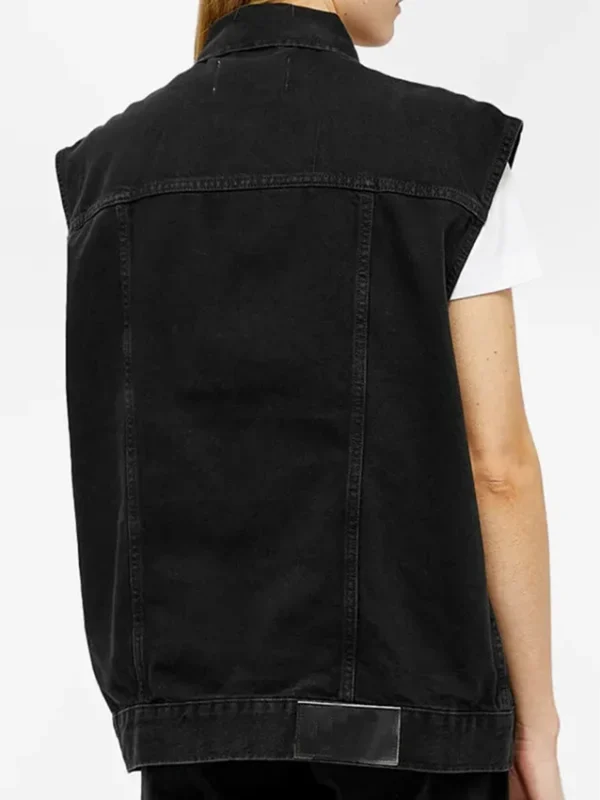 Shaniqua Okwok Maigret S01 Black Denim Vest