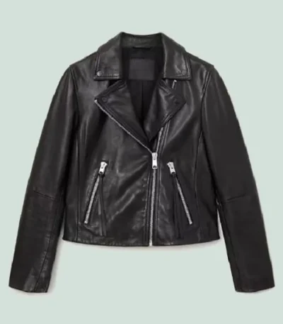 Mint 2026 Shannon Black Leather Jacket