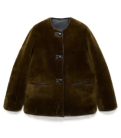 Shantel VanSanten FBI Most Wanted S06 Brown Fur Jacket