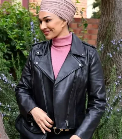 Sharon Johal The Twelve S02 Black Leather Jacket