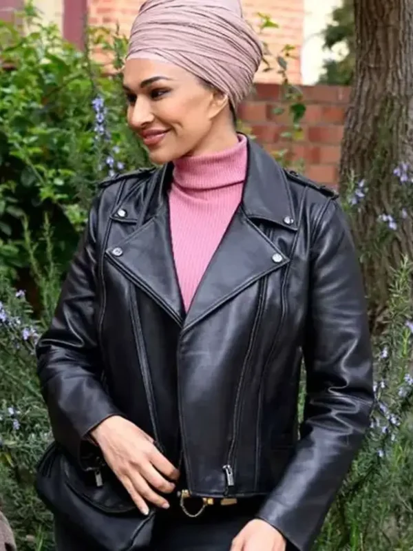 Sharon Johal The Twelve S02 Black Leather Jacket