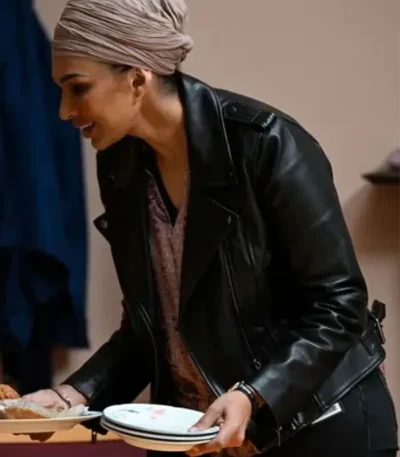 Sharon Johal The Twelve S02 Black Leather Jacket