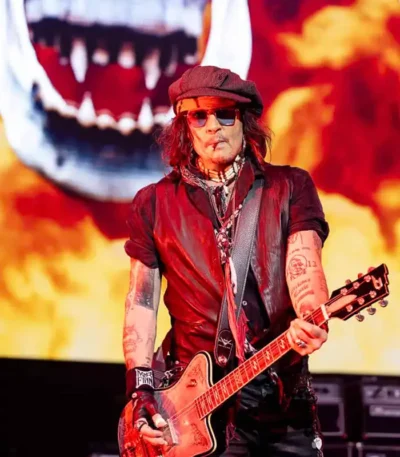 Johnny Depp Scarborough Theatre Black Vest