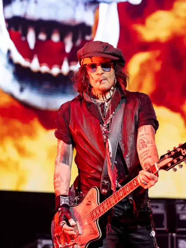 Johnny Depp Scarborough Theatre Black Vest
