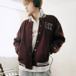 BTS TAEHYUNG x Champion Varsity Jacket