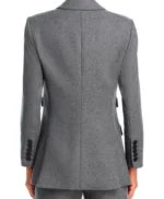 Maria Bello The Waterfront Grey Blazer