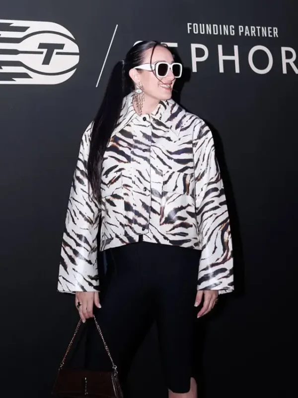 WNBA Marina Mabrey White Zebra Jacket