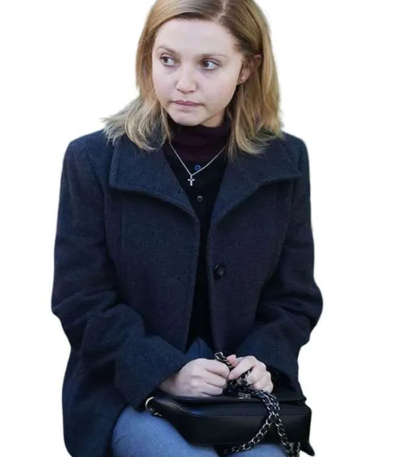 The Lady Jane Andrews Blue Wool Coat