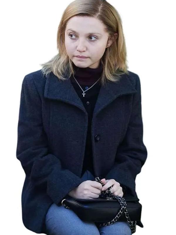 The Lady Jane Andrews Blue Wool Coat