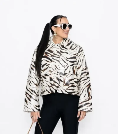 WNBA Marina Mabrey White Zebra Jacket