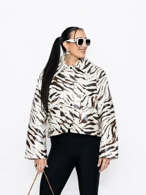 WNBA Marina Mabrey White Zebra Jacket