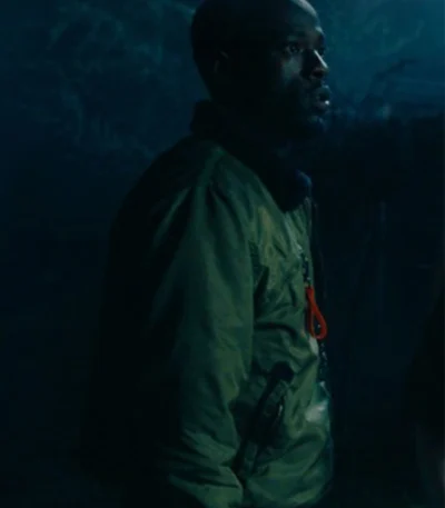 Abu Dukuly Don’t Look Away 2023 Satin Bomber Jacket