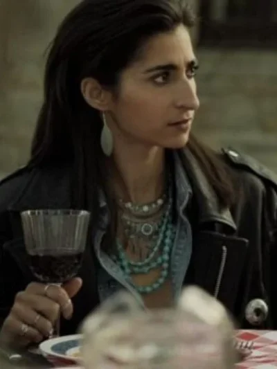 Alba Flores Money Heist Black Fringe Jacket