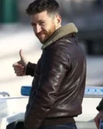 Alessandro Roja Don’t Leave Me Bomber Leather Jacket
