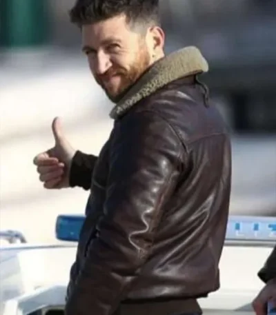 Alessandro Roja Don’t Leave Me Bomber Leather Jacket