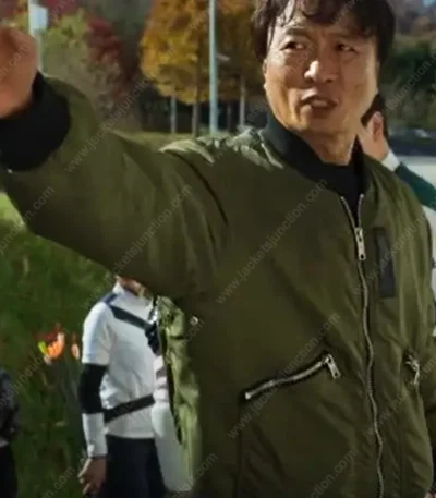 Nam So Ju All Of Us Are Dead Green Bomber Jacket