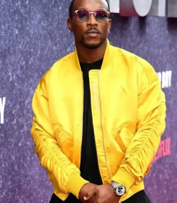 Ashley Walters Top Boy S03 Yellow Bomber Jacket