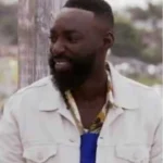 Beachside Brawl Eric’s White Season 2 Denim Jacket