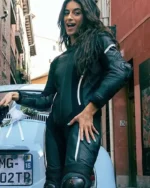 Berlin 2023 Cameron Black Leather Jacket