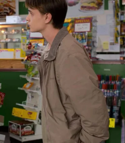 Jaeden Martell Y2K 2024 Brown Jacket