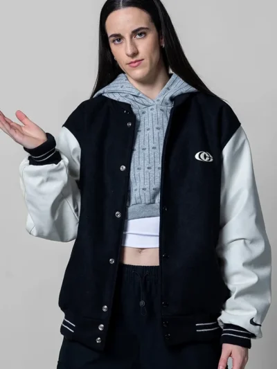 Caitlin Clark Slam Nike KICKS 29 Varsity Jacket