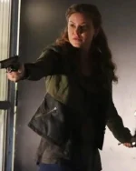 Castle Season 6 Alicia Lagano Green Jacket