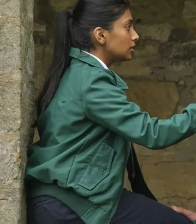 Charithra Chandran How to Date Billy Walsh Bomber Jacket